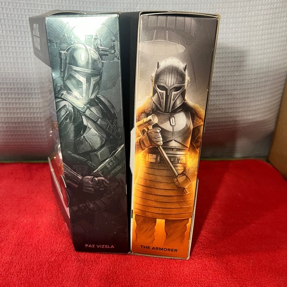 🔥 2x’s Star Wars Black Series The Armorer & Paz Vizla Carbonized Figure - Picture 5 of 6